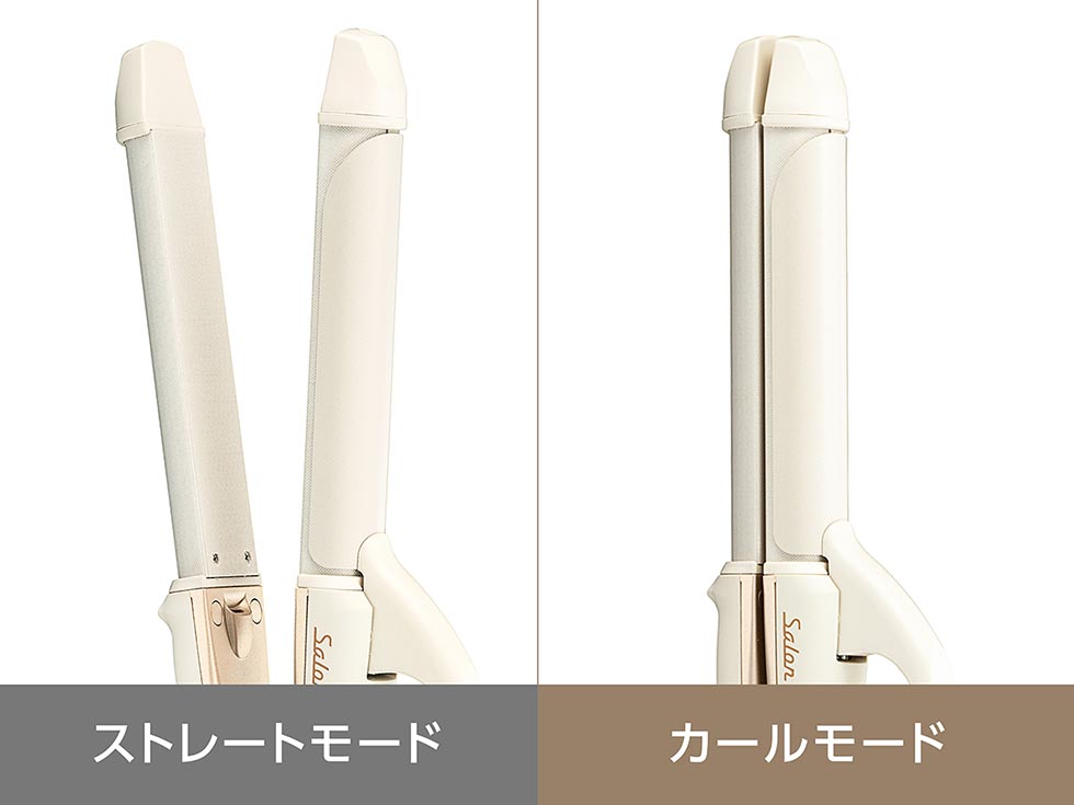 サロンセンス300 2WAY 30mm KHR-7530 ショートヘアでも
ロングヘアでも使いやすい！