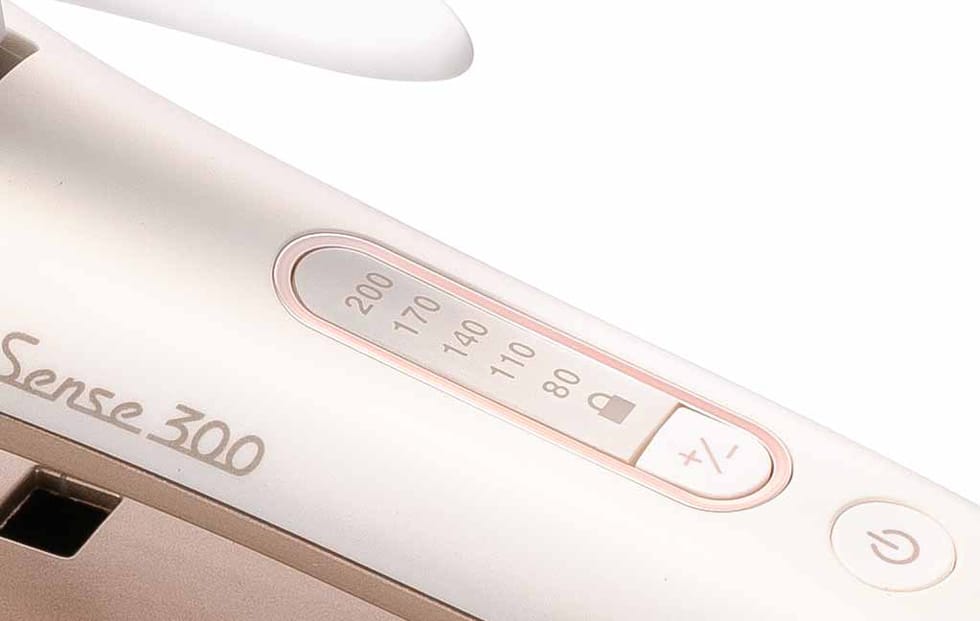 最高温度200℃の5段階設定