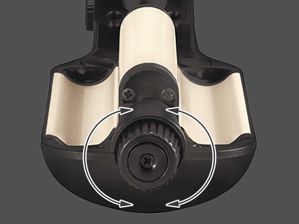 3段階のウェーブ調節