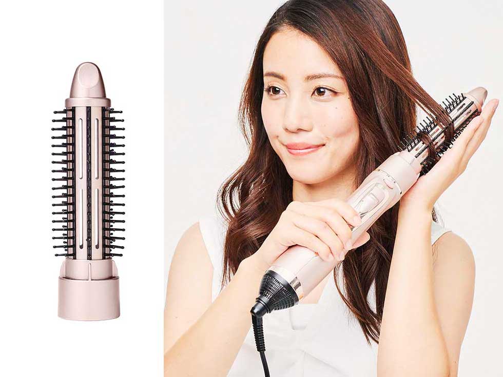 先玉らく巻きアイロンブラシ