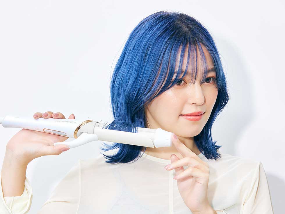 サロンセンス300　カールアイロン32mm　KHR-1220　カラーしている方におすすめ