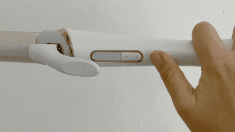 サロンセンス300　カールアイロン32mm　KHR-1220　最高温度180℃の21段階設定