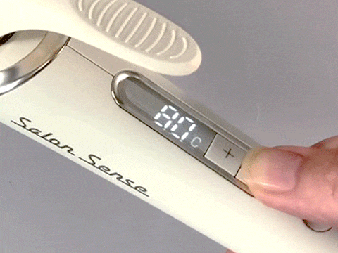 サロンセンス　カールアイロン32mm　KHR-1230　最高温度180℃の21段階設定