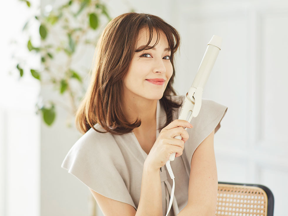 サロンセンス　カールアイロン32ミリ　KHR-1230　まとまり、ツヤ感アップ