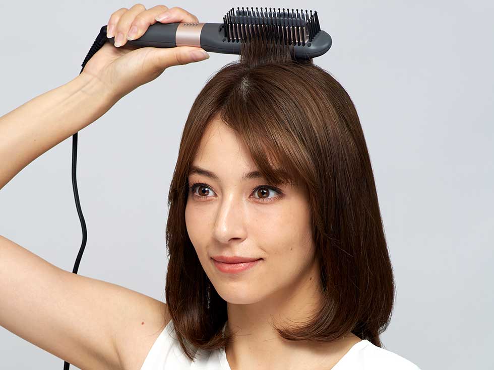 とかすだけ、ブラシ感覚でボブスタイルを楽しめる