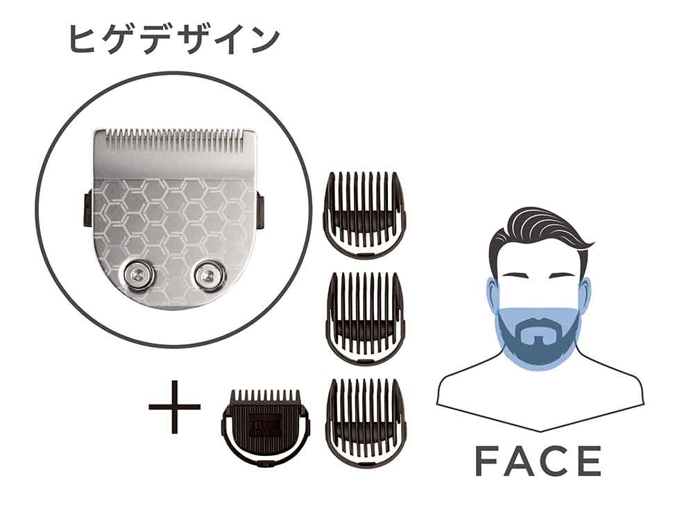 CMG-5100 ヒゲのデザインにおすすめ