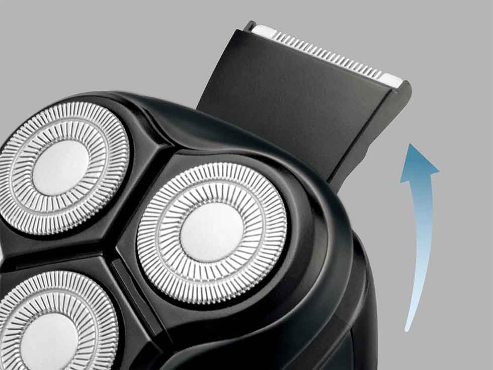 cms7300 電気シェーバー 本体付属のもみあげ・ヒゲトリマー