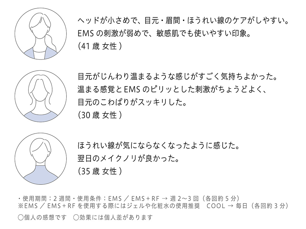 エナージュ　リフト美顔器RF　目元ケア　KBE-1140　
