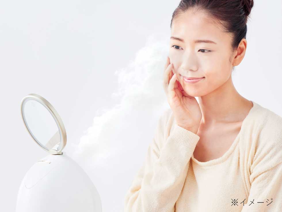 エナージュフェイススチーマーKBE-1530　ENAGE エナージュ　たっぷりの温スチーム