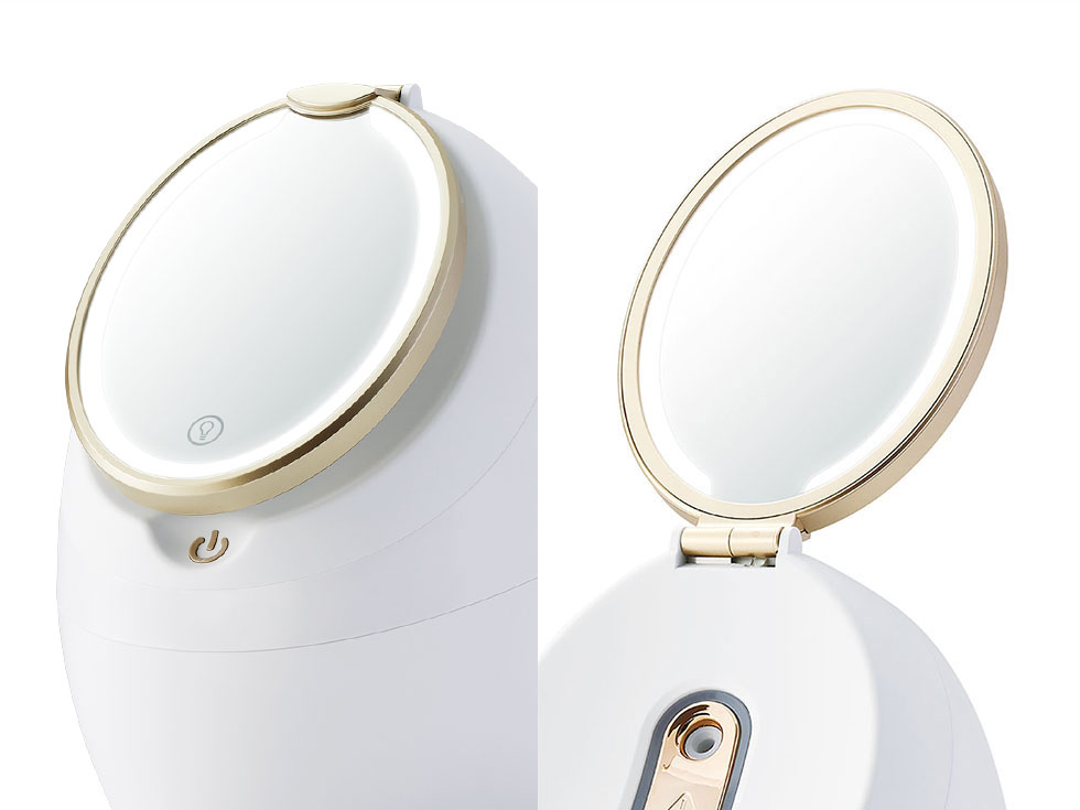 エナージュフェイススチーマーKBE-1530　ENAGE エナージュ　両面ミラー