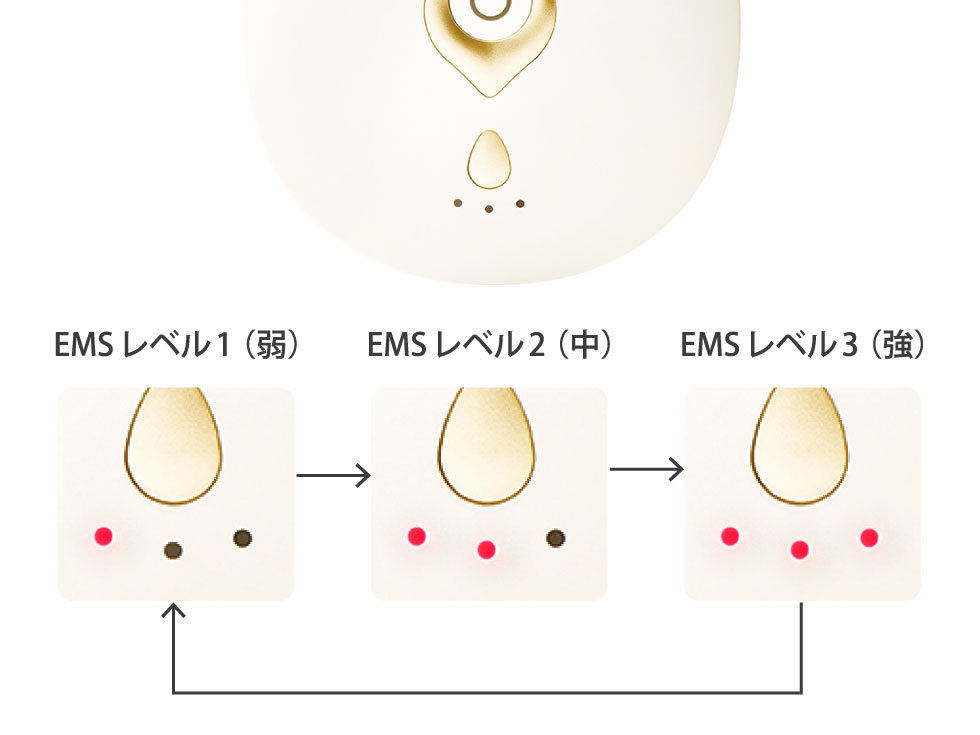 3段階のEMSレベル