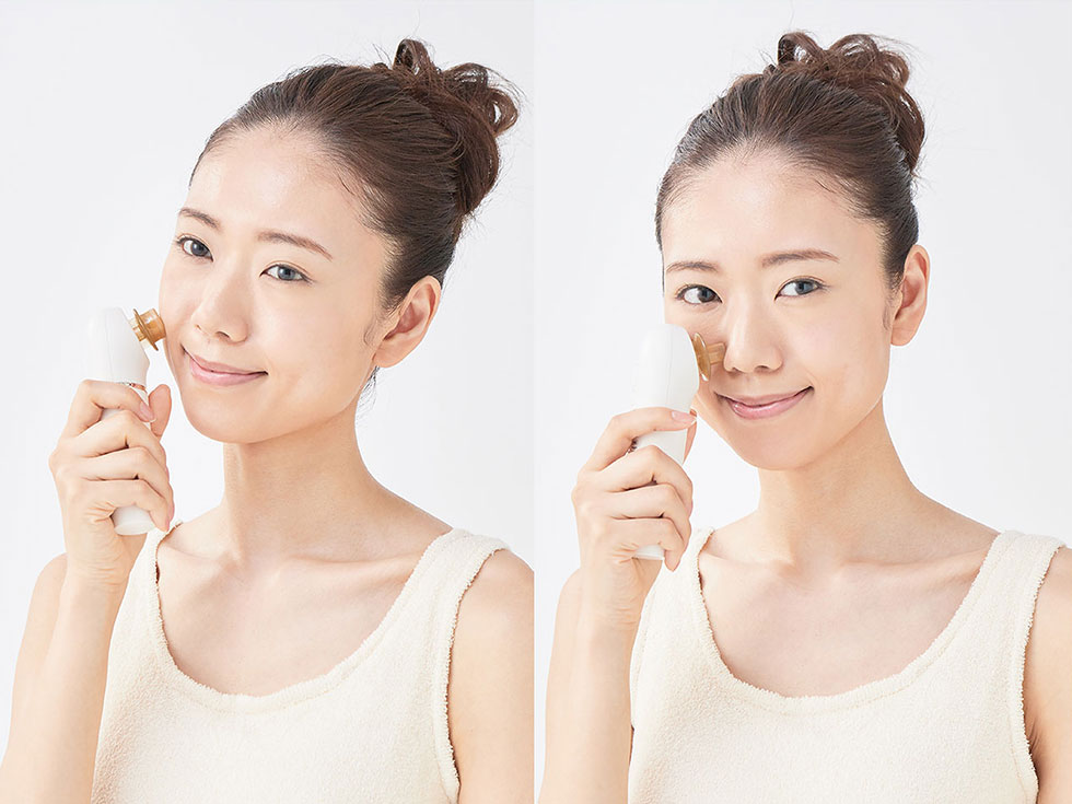 エナージュ 吸引&フェイスローラー KBE-1930 使い方