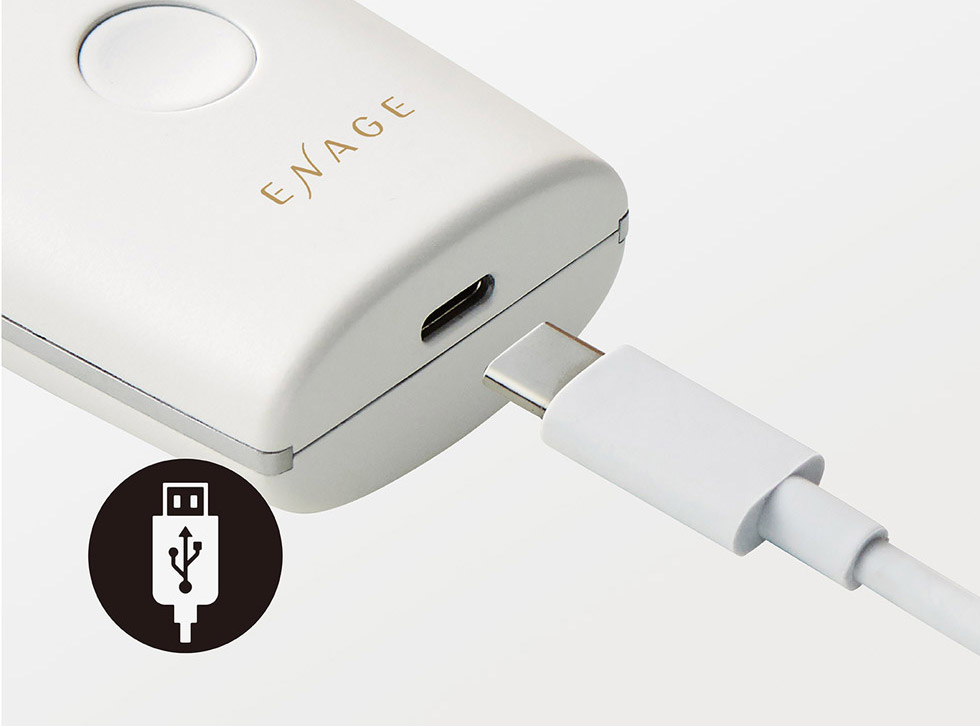 エナージュ ENAGE エステ 超音波ピーリング USB充電式
