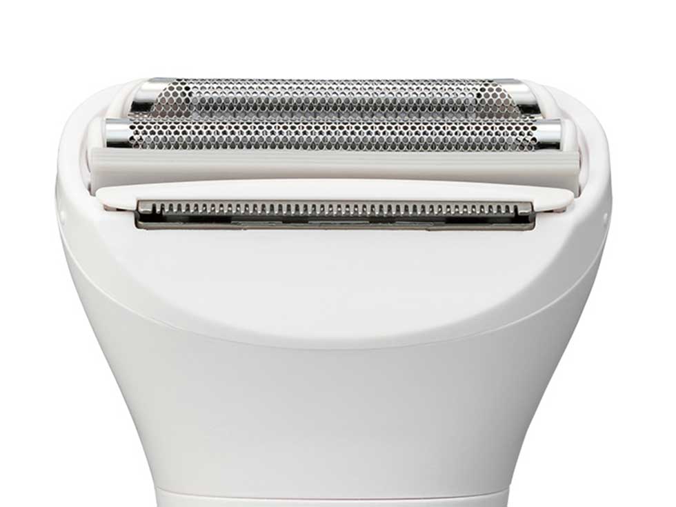 ネット刃2枚とトリマー刃1枚の
3枚刃ヘッド