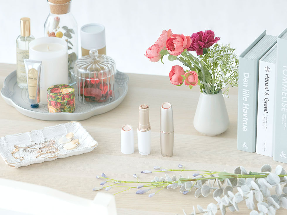 ポーチにすっぽり。充電式シェーバー