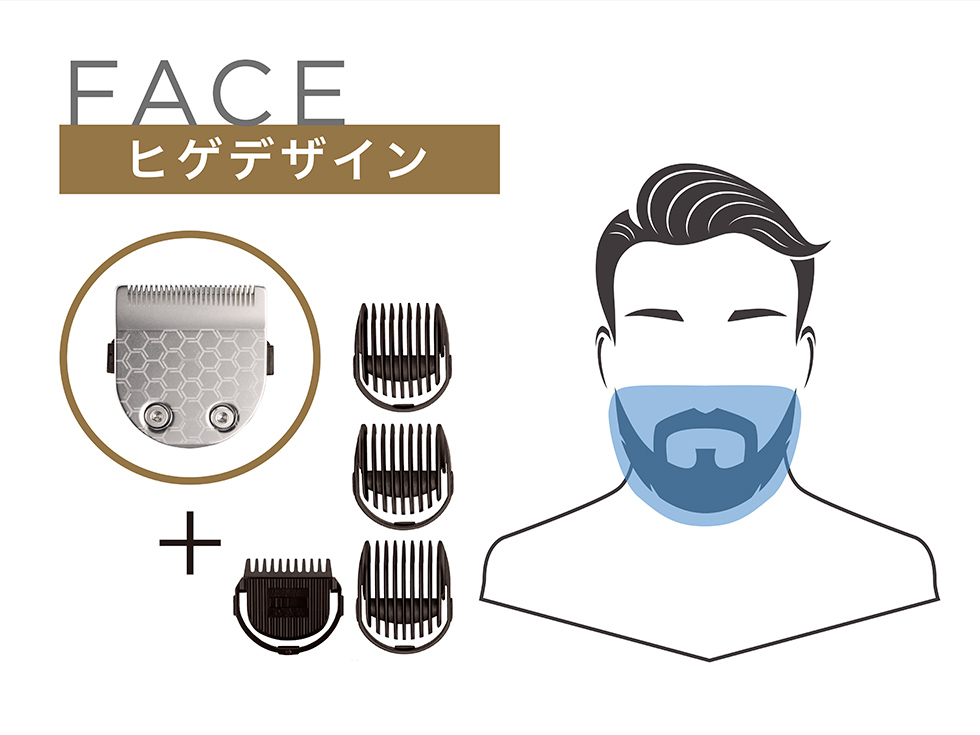 VSM-6110/KJ ヒゲのデザインにおすすめ
