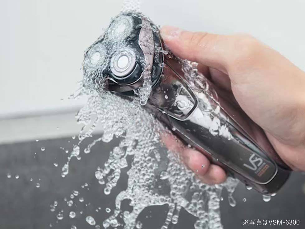 VSM-6310 電気シェーバー 防水設計ＩＰＸ７