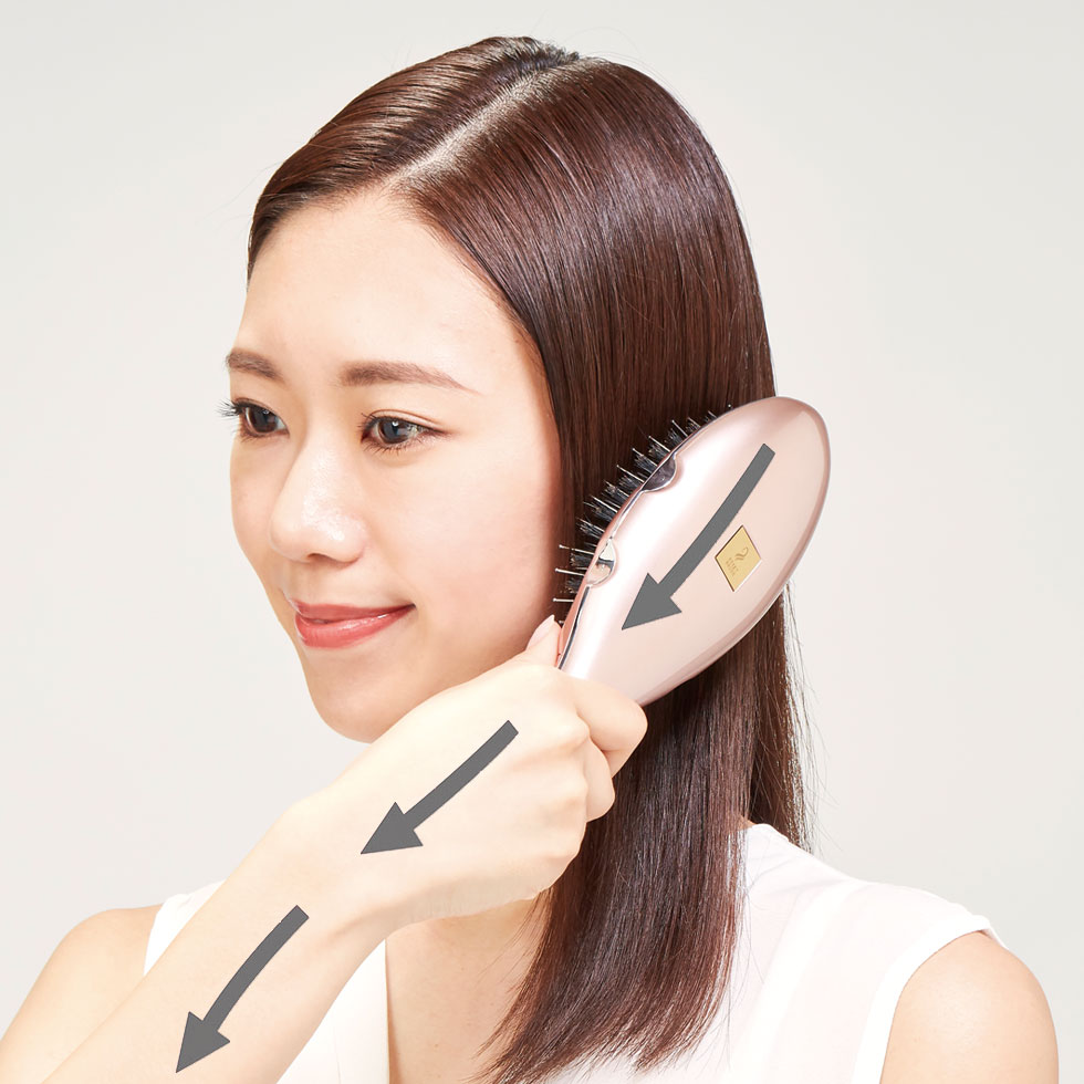 リセットブラシ 静電気抑制