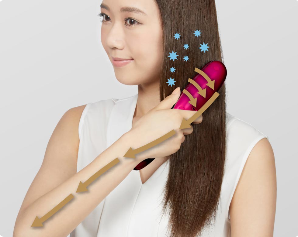 リセットブラシ KBE2500 静電気抑制効果