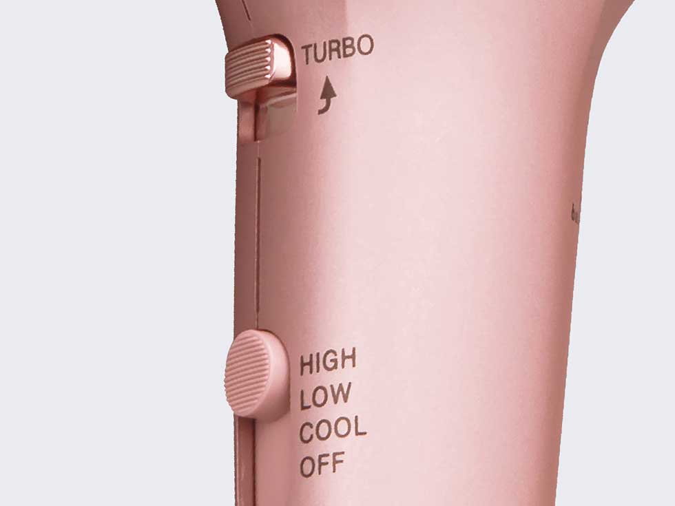 ターボスイッチ＆2段階風量切替