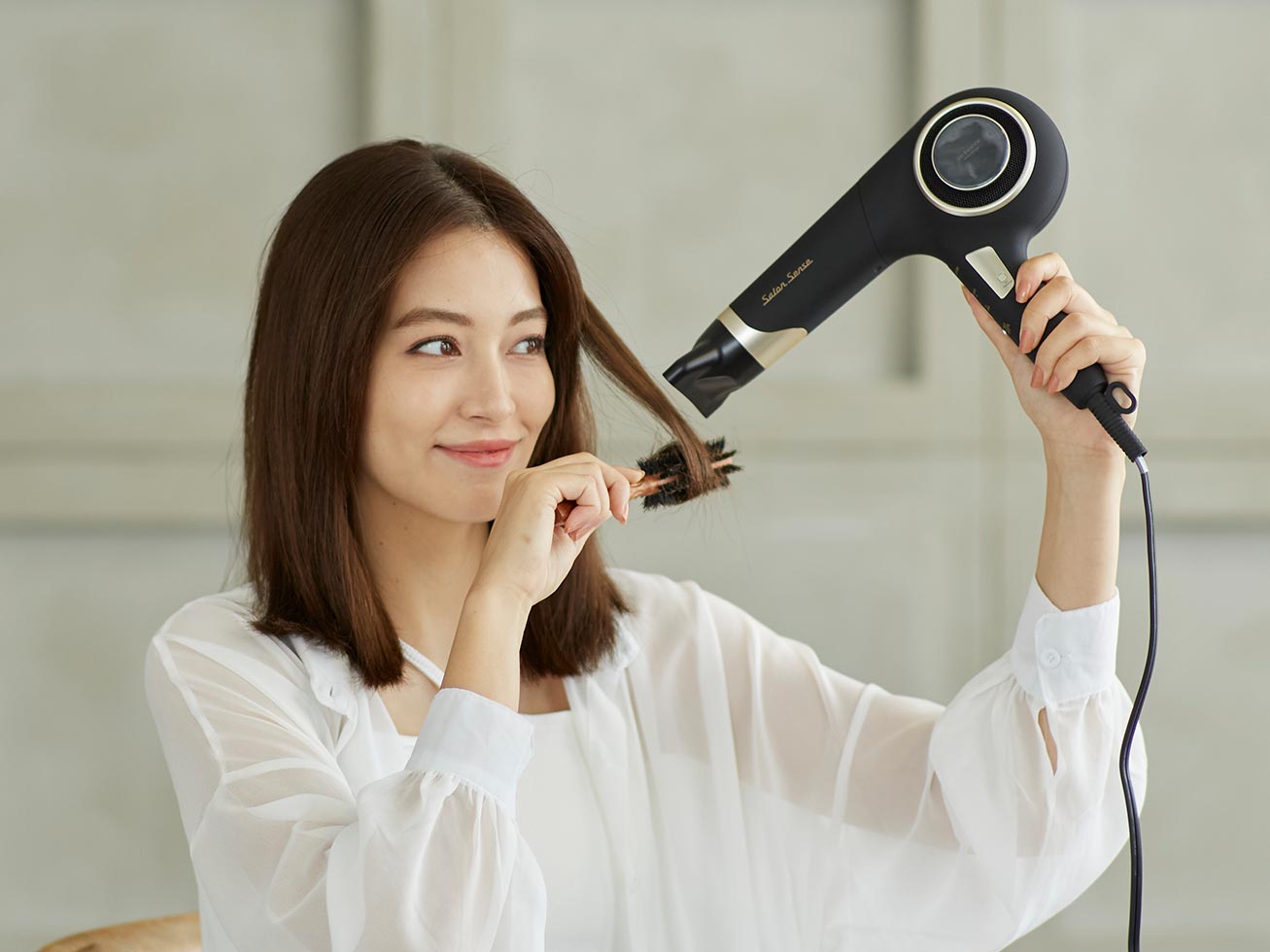 サロンセンス イオンバランスドライヤー KHD-9560 温冷自動切替モードの使い方