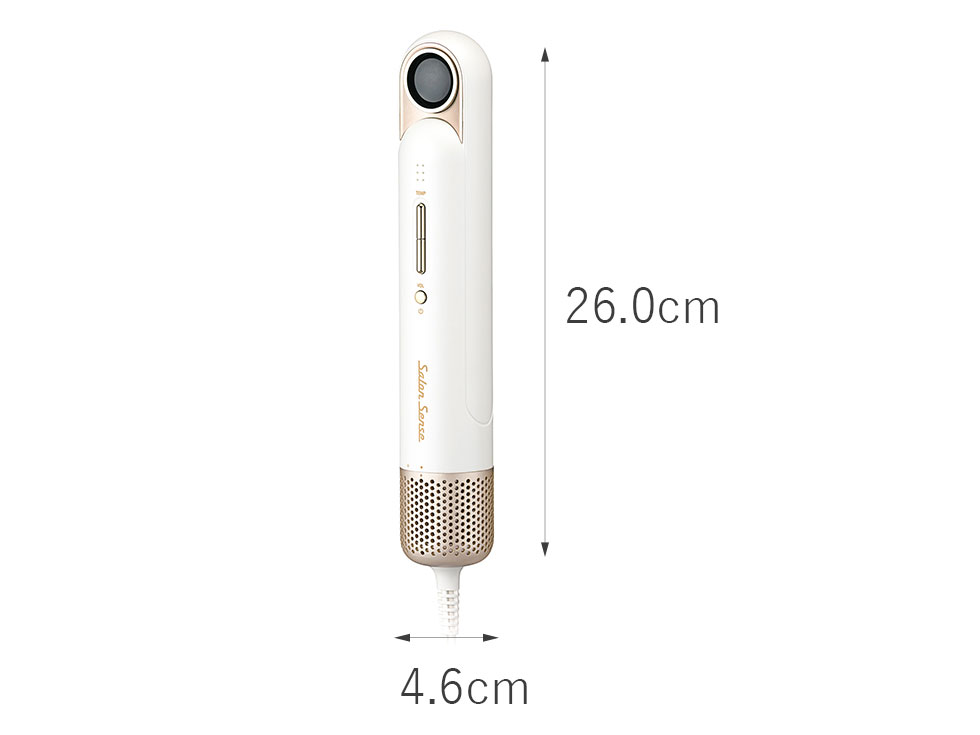 サロンセンス イオンバランスドライヤー KHD-9570 サイズ画像