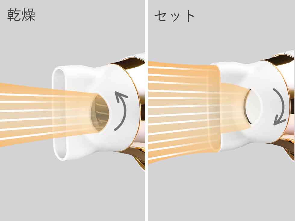 サロンセンス300 イオンバランスドライヤー KHD-9960 フレックスノズル