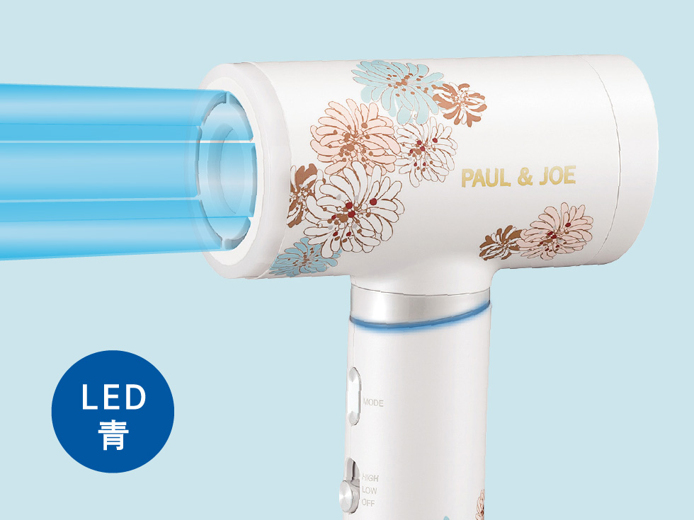 ポール＆ジョーハイスピードマイナスイオンドライヤー KHD-B205 PAUL & JOE デザイン 「なめらか」な美髪に