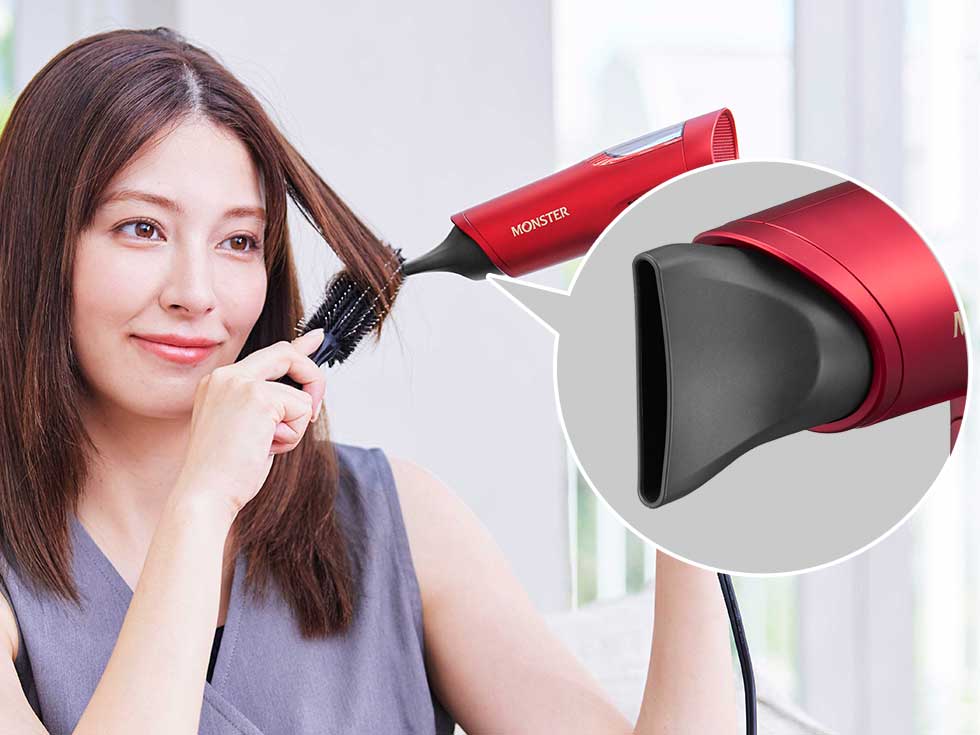 モンスター ドライヤー KHD-M805 フレックスノズルで