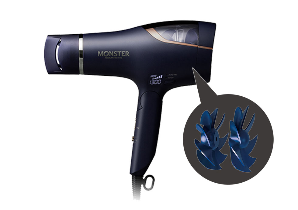 モンスター ドライヤー KHD-W795 モンスター史上最大の風量