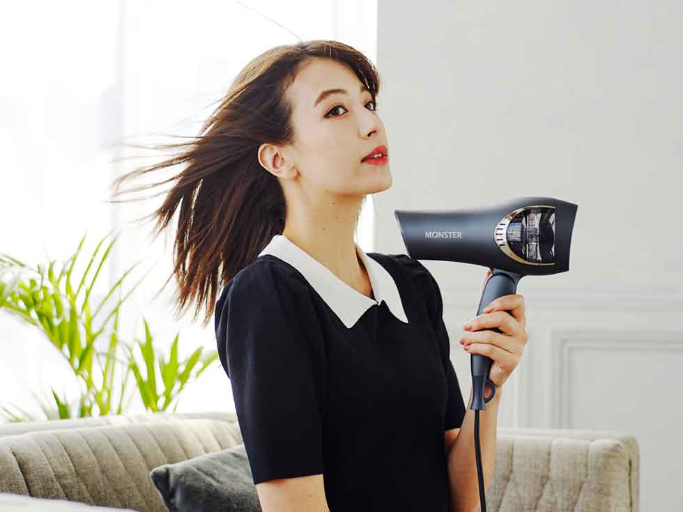 KHDW815 モンスター ドライヤー 使用イメージ