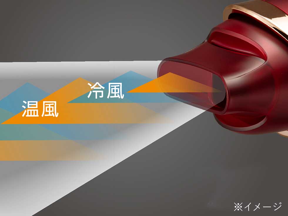 モンスター ドライヤー KHD-W915 モ温冷自動切替で熱ダメージを抑える