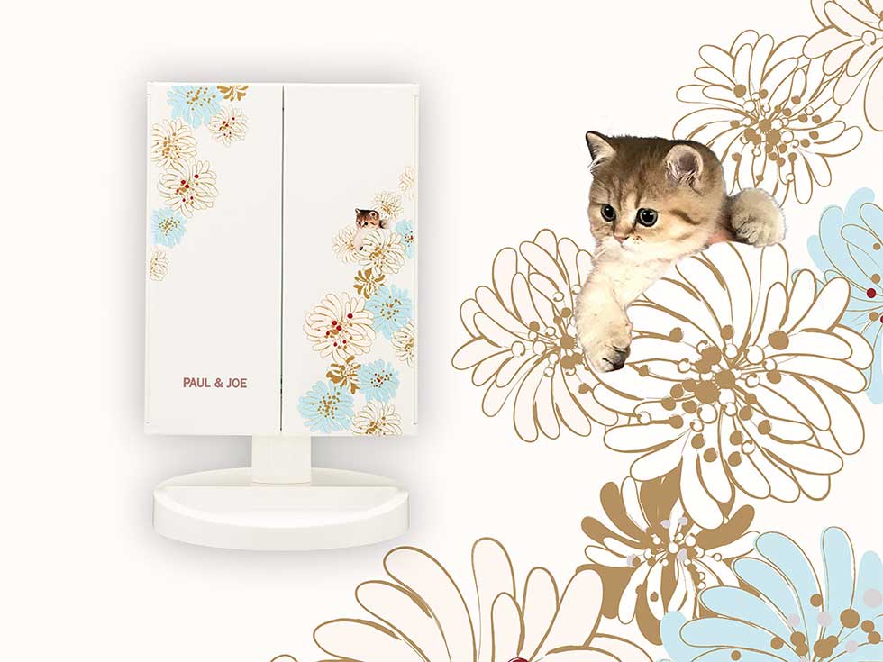 ポール&ジョー　USB充電式のLEDミラー　クリザンテーム et ヌメット