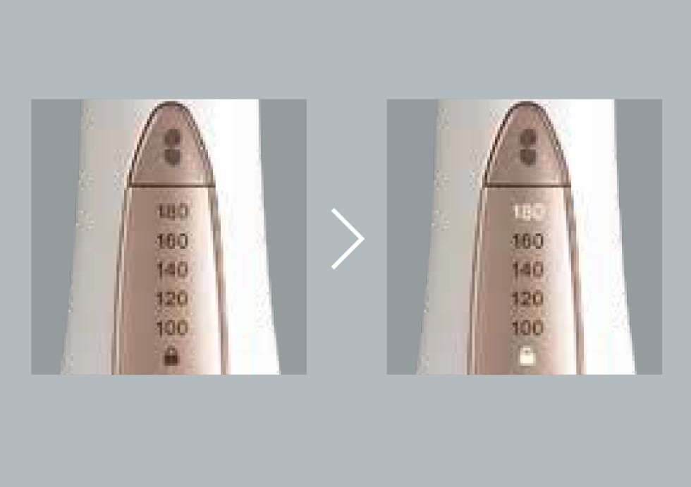 サロンセンス300 イオンバランス アイロンブラシ KHR-6910 最高温度180℃の5段階設定