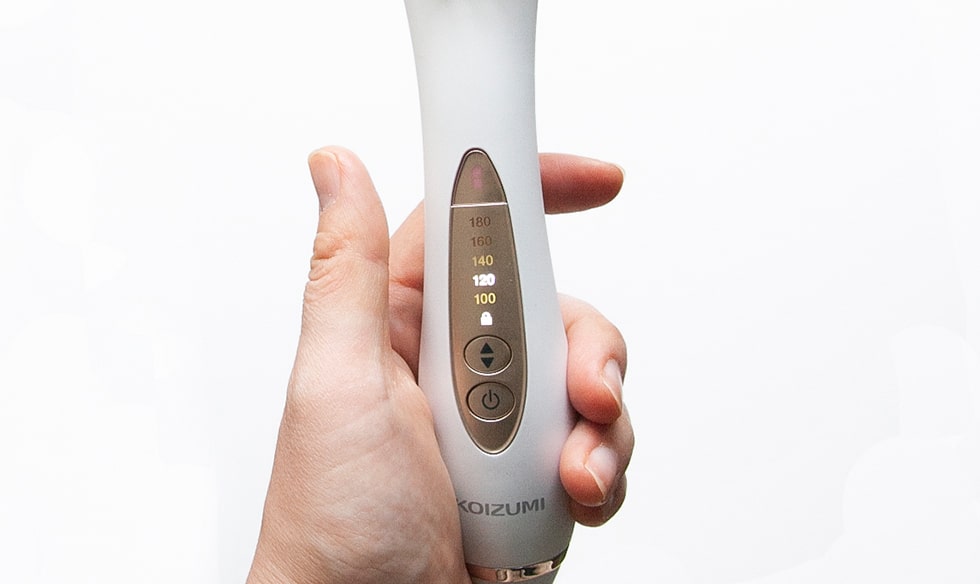 サロンセンス300 イオンバランス アイロンブラシ KHR-6910 温度ロック機能