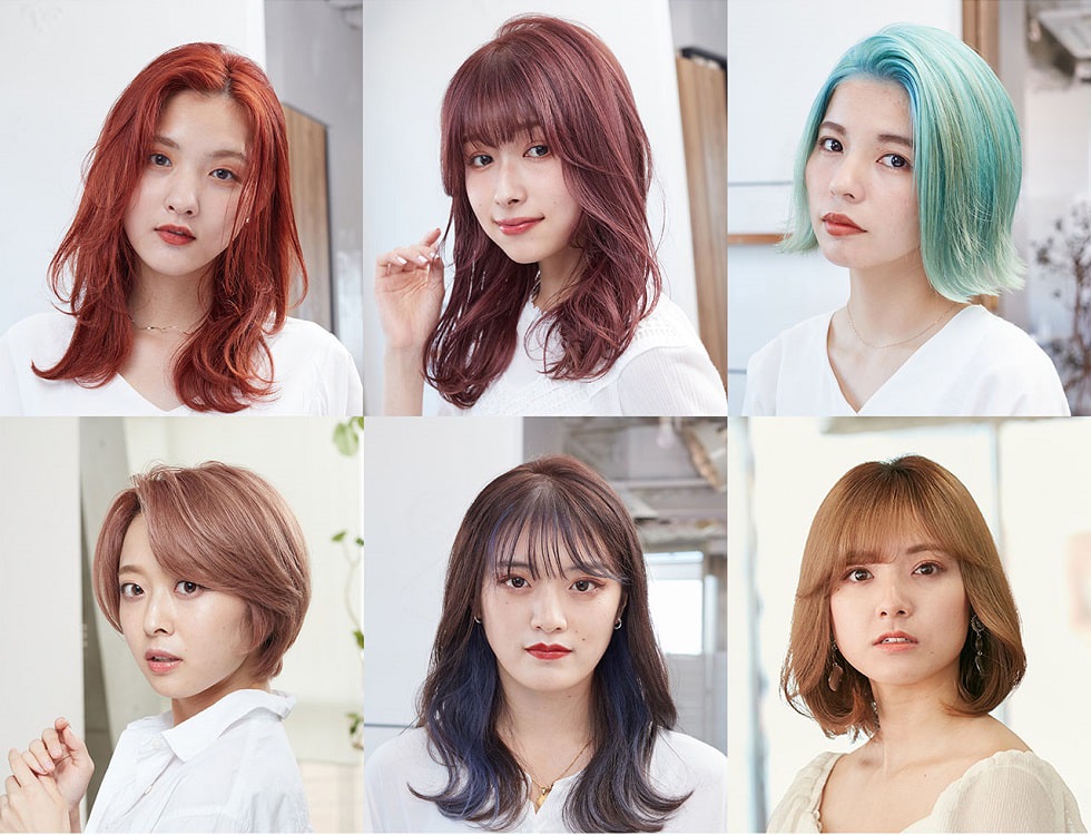 ヘアカラーでも退色をおさえてスタイルキープ