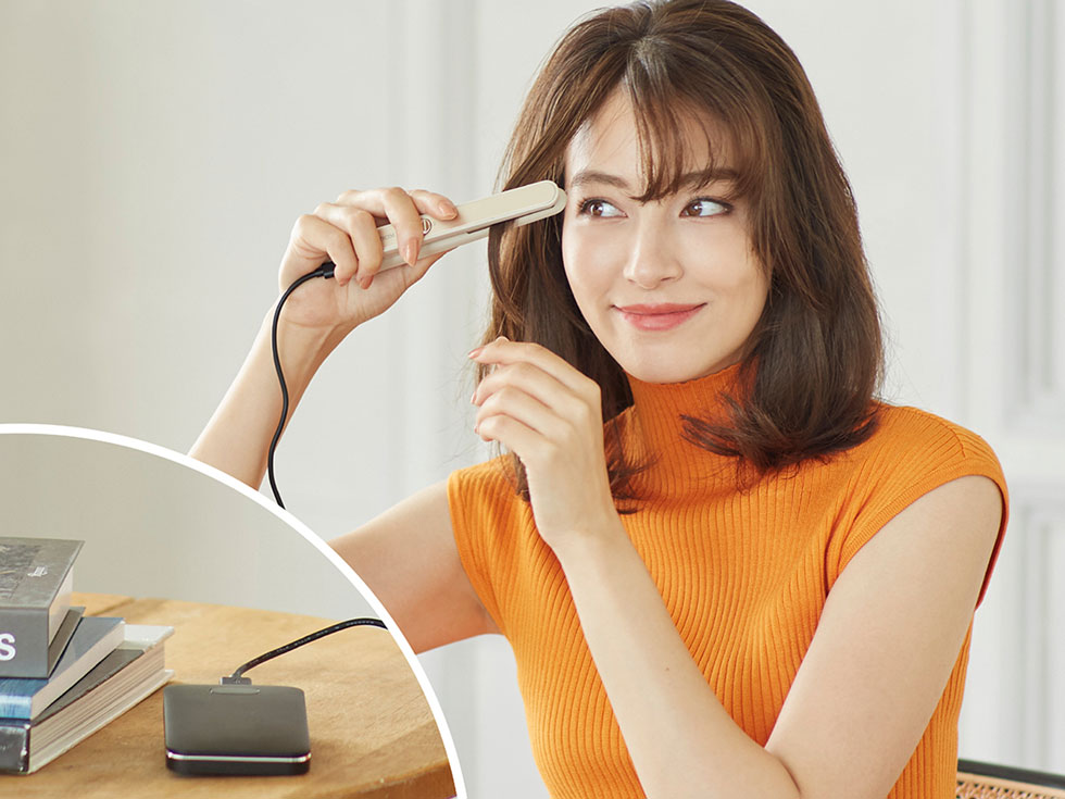 KHS-8550 給電式ヘアアイロン 