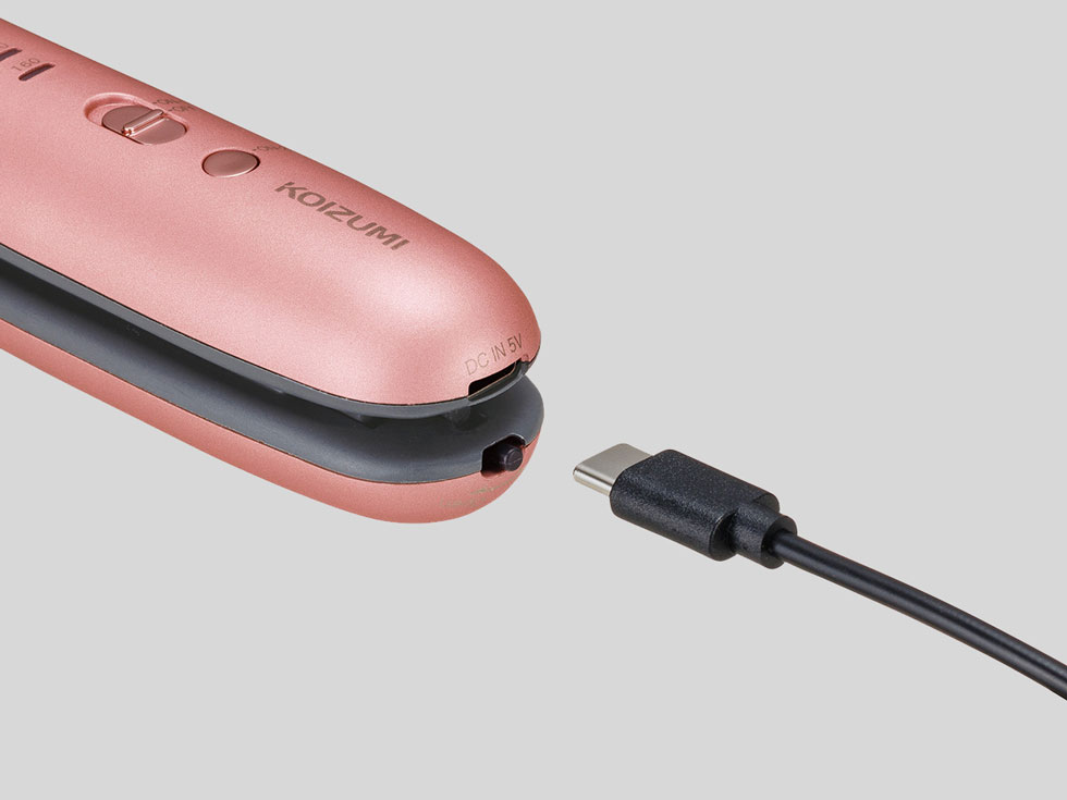 KHS-8640 コードレスヘアアイロン 充電