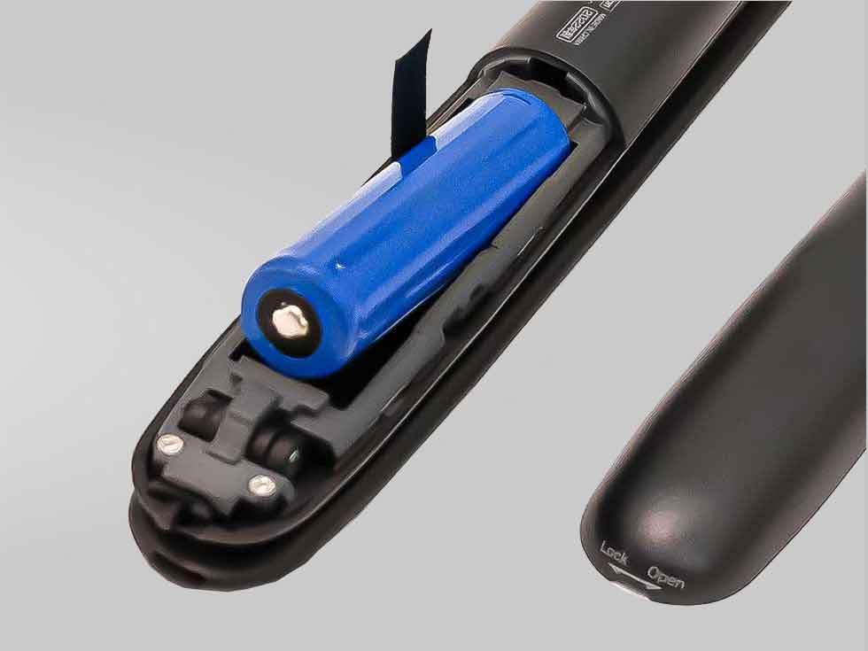 KHS-8640 コードレスヘアアイロン 充電池取り外しできて海外旅行にも