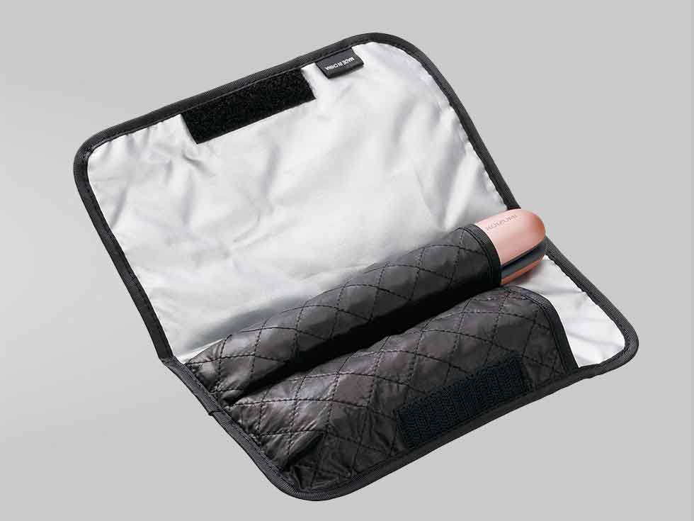 KHS-8640 コードレスヘアアイロン 旅行に便利なポーチ付き