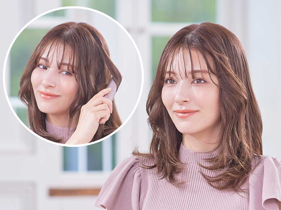 KHS-8660 コードレスヘアアイロン 両面ヒーター