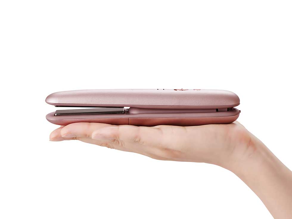 KHS-8660 コードレスヘアアイロン 手のひらサイズ