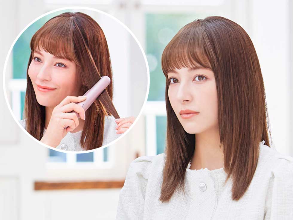 KHS-8660 コードレスヘアアイロン 両面ヒーター