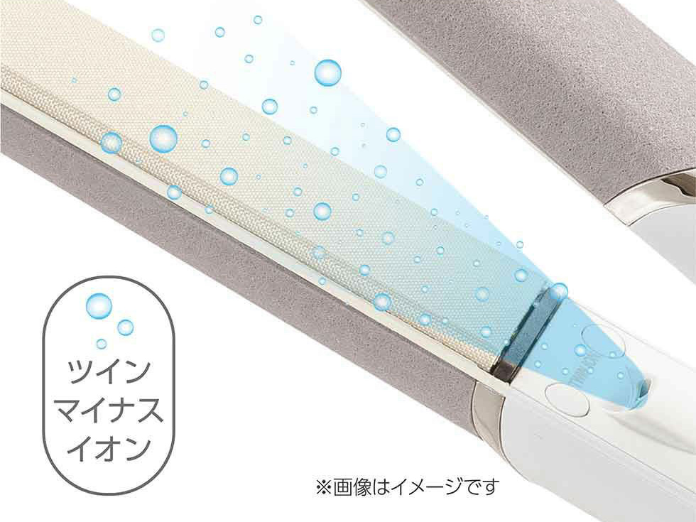 サロンセンス300 ストレートアイロン KHS-8770 ツインマイナスイオン