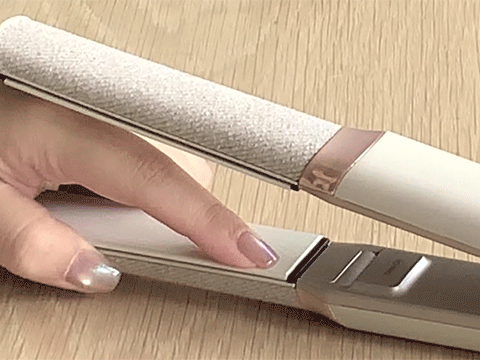 サロンセンス　マイナスイオン　ストレートアイロン　KHS-8780クッションプレート