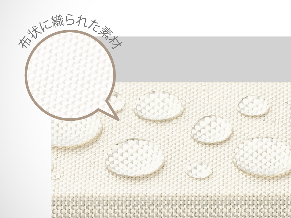 うるおいキープのプレート加工