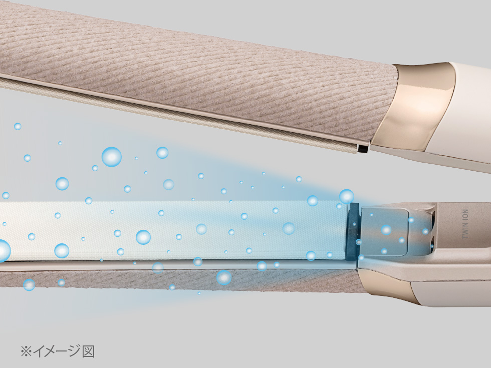 サロンセンス　マイナスイオン　ストレートアイロン　KHS-8780ツインマイナスイオン