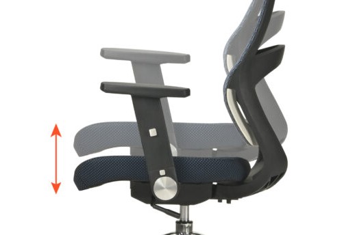 ガスシリンダー式座面高調節