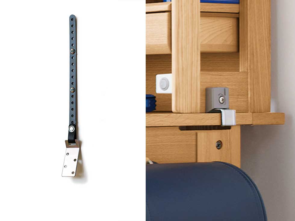 ガッチリ金具＆転倒防止金具
