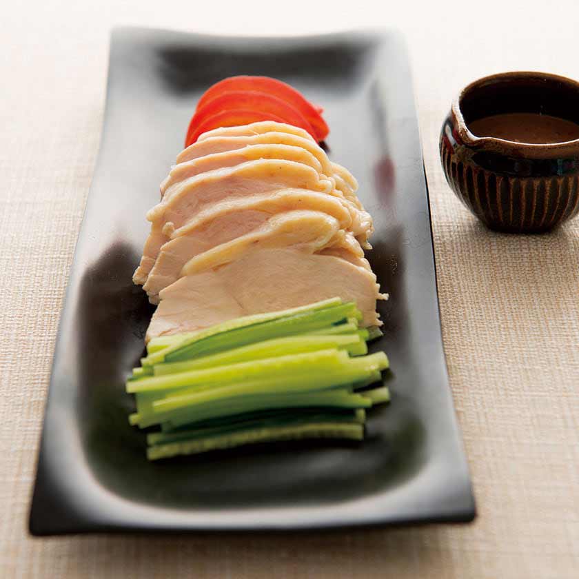 蒸し鶏(サラダチキン)